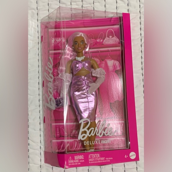 Barbie Other - NIB Barbie Deluxe Style Doll #1 in Barbiecore Outfit, Pink Hair Dress